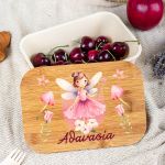 Παιδικό Δοχείο Φαγητού με το Όνομα του Παιδιού, Pixie Fairy