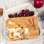 Παιδικό Δοχείο Φαγητού με το Όνομα του Παιδιού, Magical Garden