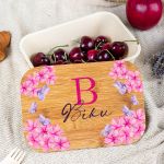 Παιδικό Δοχείο Φαγητού με το Όνομα του Παιδιού, Flourish