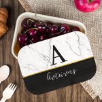 Παιδικό Δοχείο Φαγητού με το Όνομα του Παιδιού, Monogram