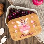 Παιδικό Δοχείο Φαγητού με το Όνομα του Παιδιού, Pixie Fairy