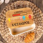 Παιδικό Δοχείο Φαγητού με το Όνομα του Παιδιού, Pixel Run