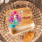 Παιδικό Δοχείο Φαγητού με το Όνομα του Παιδιού, Ocean Bubbles