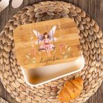 Παιδικό Δοχείο Φαγητού με το Όνομα του Παιδιού, Fairy's Garden