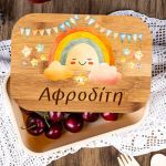 Παιδικό Δοχείο Φαγητού με το Όνομα του Παιδιού, Party Time