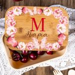 Παιδικό Δοχείο Φαγητού με το Όνομα του Παιδιού, Spring Blossom