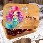 Παιδικό Δοχείο Φαγητού με το Όνομα του Παιδιού, Ocean Bubbles