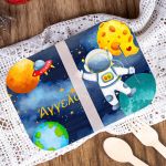 Παιδικό Δοχείο Φαγητού με το Όνομα του Παιδιού, Astro Explorer