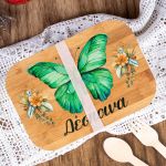 Παιδικό Δοχείο Φαγητού με το Όνομα του Παιδιού, Green Wonder