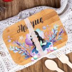 Παιδικό Δοχείο Φαγητού με το Όνομα του Παιδιού, Queen Of Pearls