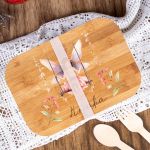 Παιδικό Δοχείο Φαγητού με το Όνομα του Παιδιού, Fairy's Garden