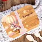 Παιδικό Δοχείο Φαγητού με το Όνομα του Παιδιού, Dreamy Travel