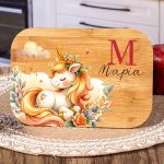 Παιδικό Δοχείο Φαγητού με το Όνομα του Παιδιού, Magical Garden