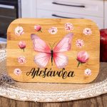 Παιδικό Δοχείο Φαγητού με το Όνομα του Παιδιού, Flowers And Fly