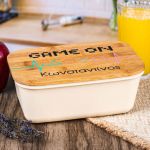 Παιδικό Δοχείο Φαγητού με το Όνομα του Παιδιού, Buttons