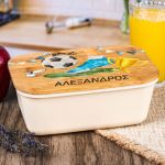 Παιδικό Δοχείο Φαγητού με το Όνομα του Παιδιού, Soccer Practice