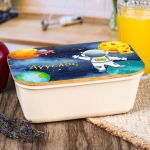 Παιδικό Δοχείο Φαγητού με το Όνομα του Παιδιού, Astro Explorer