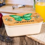 Παιδικό Δοχείο Φαγητού με το Όνομα του Παιδιού, Green Wonder