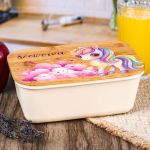 Παιδικό Δοχείο Φαγητού με το Όνομα του Παιδιού, Majestic Unicorn