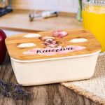 Παιδικό Δοχείο Φαγητού με το Όνομα του Παιδιού, In The Clouds