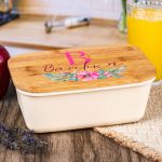 Παιδικό Δοχείο Φαγητού με το Όνομα του Παιδιού, Poppy Flower