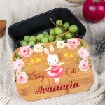 Παιδικό Δοχείο Φαγητού με το Όνομα του Παιδιού, Cute Dancer