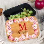 Παιδικό Δοχείο Φαγητού με το Όνομα του Παιδιού, Spring Blossom