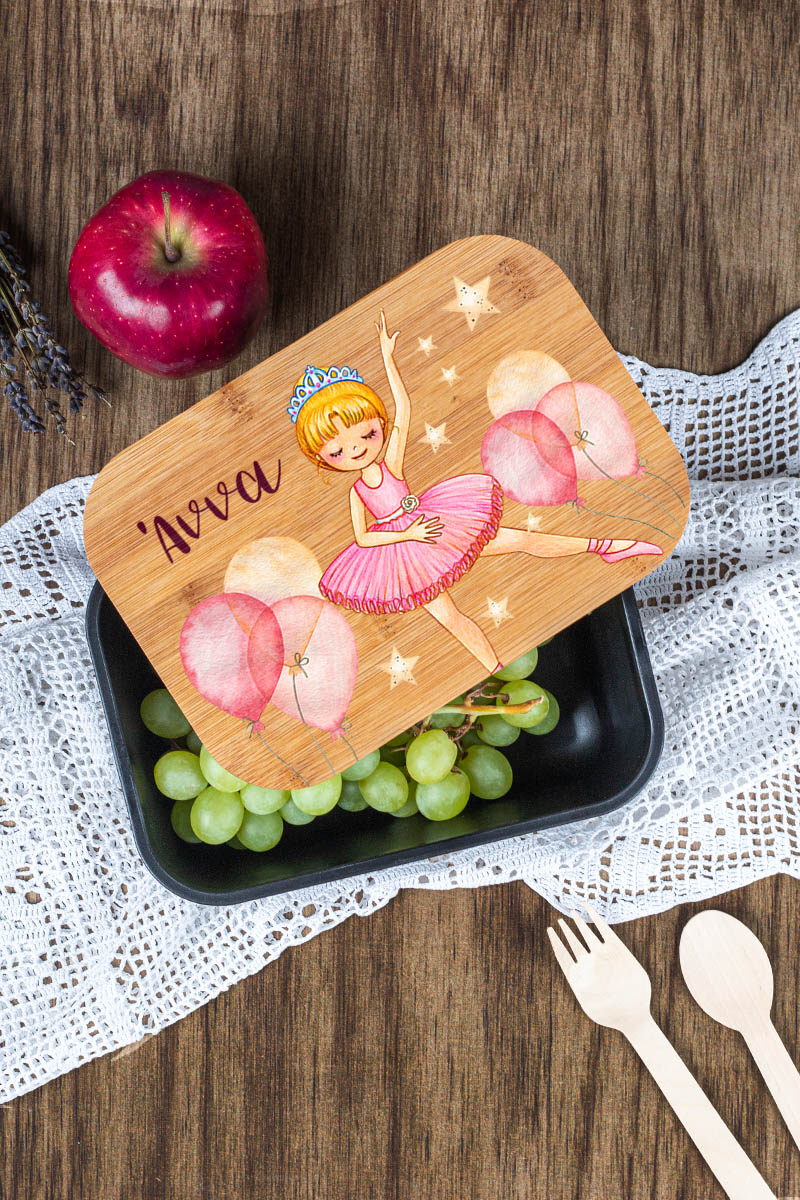 Παιδικό Δοχείο Φαγητού με το Όνομα του Παιδιού, Party Dancer