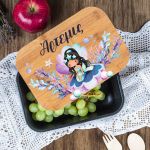 Παιδικό Δοχείο Φαγητού με το Όνομα του Παιδιού, Queen Of Pearls