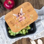 Παιδικό Δοχείο Φαγητού με το Όνομα του Παιδιού, Fairy's Garden