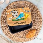 Παιδικό Δοχείο Φαγητού με το Όνομα του Παιδιού, Soccer Practice