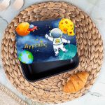 Παιδικό Δοχείο Φαγητού με το Όνομα του Παιδιού, Astro Explorer