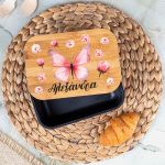 Παιδικό Δοχείο Φαγητού με το Όνομα του Παιδιού, Flowers And Fly