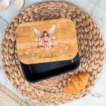 Παιδικό Δοχείο Φαγητού με το Όνομα του Παιδιού, Fairy's Garden