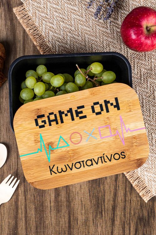 Παιδικό Δοχείο Φαγητού με το Όνομα του Παιδιού, Buttons