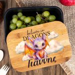 Παιδικό Δοχείο Φαγητού με το Όνομα του Παιδιού, Dragon
