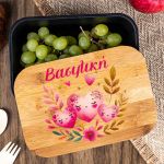 Παιδικό Δοχείο Φαγητού με το Όνομα του Παιδιού, Let Love