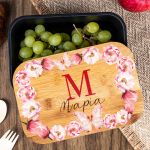 Παιδικό Δοχείο Φαγητού με το Όνομα του Παιδιού, Spring Blossom