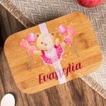 Παιδικό Δοχείο Φαγητού με το Όνομα του Παιδιού, Balloons