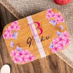 Παιδικό Δοχείο Φαγητού με το Όνομα του Παιδιού, Flourish