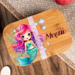 Παιδικό Δοχείο Φαγητού με το Όνομα του Παιδιού, Ocean Bubbles