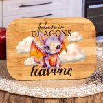 Παιδικό Δοχείο Φαγητού με το Όνομα του Παιδιού, Dragon