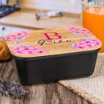 Παιδικό Δοχείο Φαγητού με το Όνομα του Παιδιού, Flourish