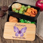 Δοχείου Φαγητού 2 Επιπέδων, με το Όνομα του Παιδιού, Moonlight