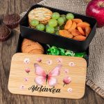 Δοχείου Φαγητού 2 Επιπέδων, με το Όνομα του Παιδιού, Wings