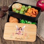 Δοχείου Φαγητού 2 Επιπέδων, με το Όνομα του Παιδιού, Fairy