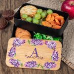 Δοχείου Φαγητού 2 Επιπέδων, με το Όνομα του Παιδιού, Blooms