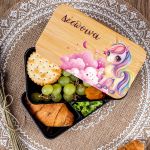 Δοχείου Φαγητού 2 Επιπέδων, με το Όνομα του Παιδιού, Unicorn