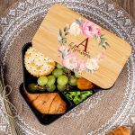 Δοχείου Φαγητού 2 Επιπέδων, με το Όνομα του Παιδιού, Roses