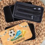 Δοχείου Φαγητού 2 Επιπέδων, με το Όνομα του Παιδιού, Strike